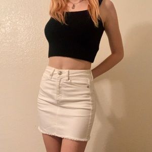🍄White Denim Skirt🍄